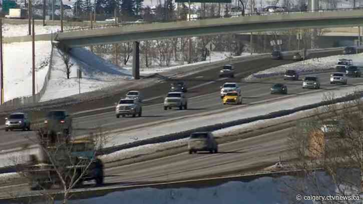 Parts of Deerfoot Trail to close for spring cleanup Monday, Tuesday evening