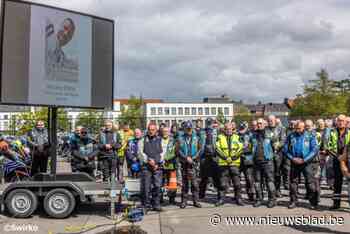 Tweehonderd motards herdenken overleden politieagenten tijdens rit van Gent naar Aalst