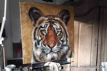 Lentetentoonstelling van kunstschilder Geert De Meyer in huiselijke sfeer