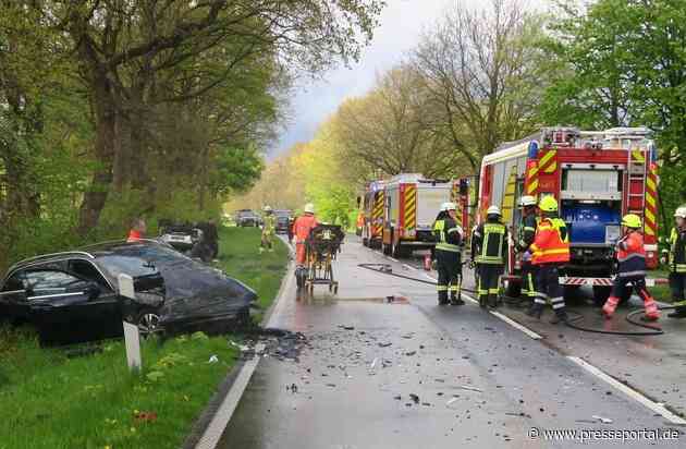POL-DEL: Landkreis Oldenburg: Schwerer Verkehrsunfall mit einem lebensgefährlich Verletzten und zwei schwerverletzten Personen in Ahlhorn