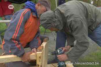 Omgekapte dreefbomen krijgen tweede leven als zitbanken, krukjes en vogelhuisjes in Wijnegem