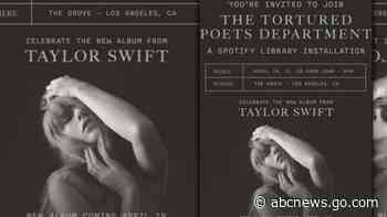 WATCH:  Taylor Swift fans count down to release of ‘The Tortured Poets Department’