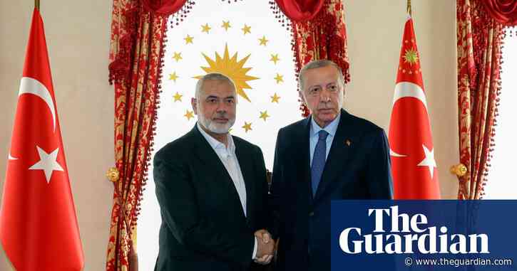 Erdoğan urges Palestinian unity after meeting Hamas chief