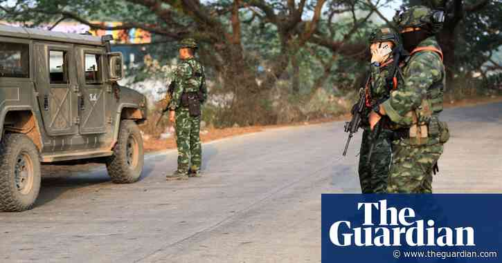 Fighting rages at Myanmar’s border with Thailand as rebels target junta troops
