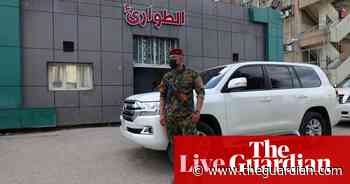 Middle East crisis – as it happened: US denies carrying out airstrikes in Iraq after explosion at military base