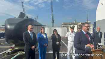 Anduril’s Aussie drone sub ‘one year early and on budget,’ heads to production