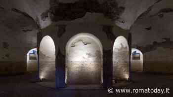 Natale di Roma: inaugurata la nuova illuminazione artistica della Villa di Massenzio