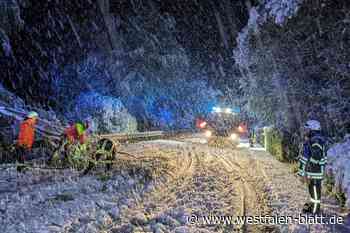 Wintereinbruch macht im Kreis Höxter Probleme