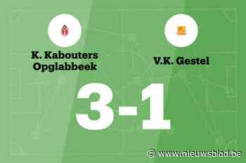 Kabouters Opglabbeek verslaat VK Gestel en blijft winnen