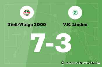 Tielt-Winge 3000 B verslaat VK Linden B