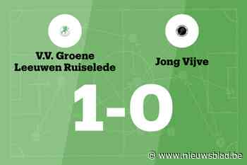 Van Der Meersch is goud waard voor GL Ruiselede tegen Jong Vijve