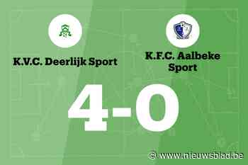 VC Deerlijk Sport wint duel met KFC Aalbeke Sport B