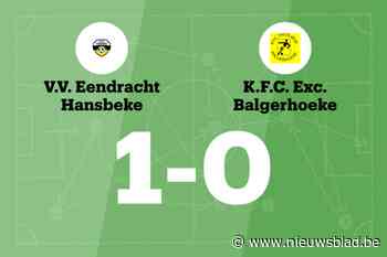 Devos bezorgt Eendracht Hansbeke B zege op Excelsior Balgerhoeke