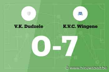 VC Wingene toont wederom uitstekende vorm met zege op VK Dudzele