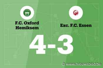 Geen verbetering voor Essen na verlies tegen Oxford Hemiksem