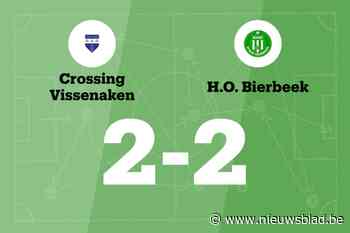 HO Bierbeek B sleept gelijkspel uit de brand in de uitwedstrijd tegen Crossing Vissenaken