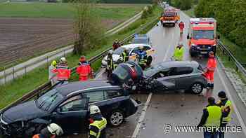 Mehrere Unfälle wegen Graupelschauern mitten im April