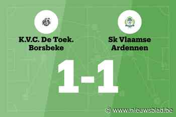Elaut redt punt voor KSK Vlaamse Ardennen tegen DT Borsbeke