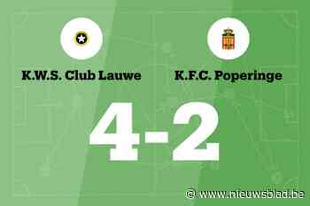 WS Lauwe B zet achterstand om in overwinning