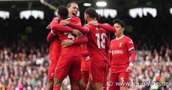 Premier League: Liverpool schlägt Fulham und zieht mit Arsenal gleich