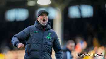 Raus aus kleiner Negativspirale: Überraschter Klopp lobt seinen FC Liverpool