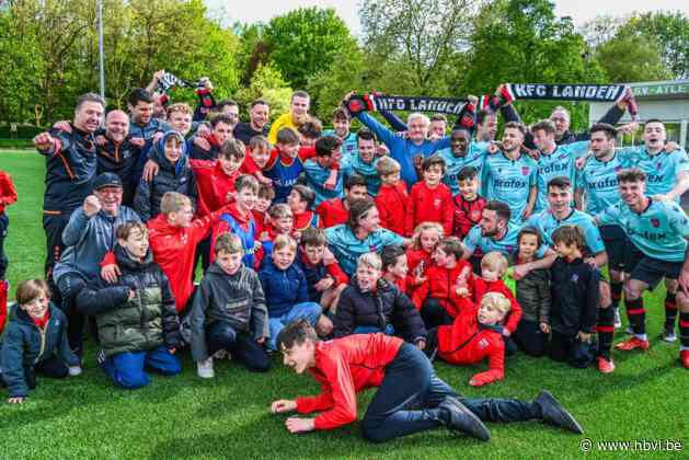 TWEEDE PROVINCIALE. FC Landen viert titel in 2A, slotdag beslist over degradatie naar derde