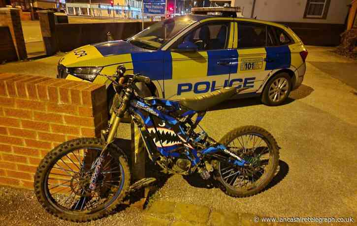 Rider attempting to escape has e-bike seized