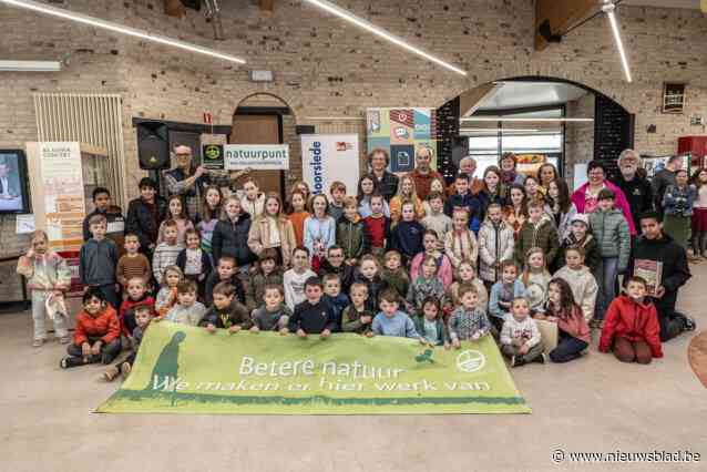 Jarig Natuurpunt beloont leerlingen die deelnamen aan teken- en kleurwedstrijd
