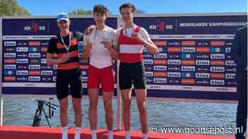 Goudse roeier Hugo Slangen Nederlands Kampioen skiff