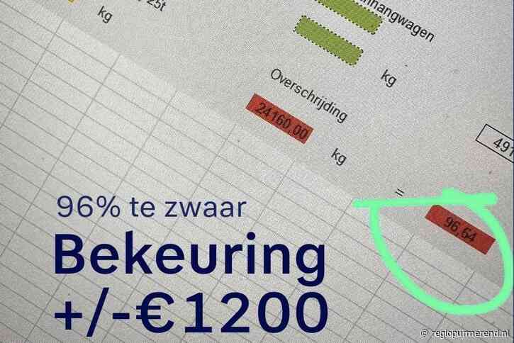 Schrikbarend veel vrachtverkeer negeert gewichtsbeperking brug A7 bij Purmerend