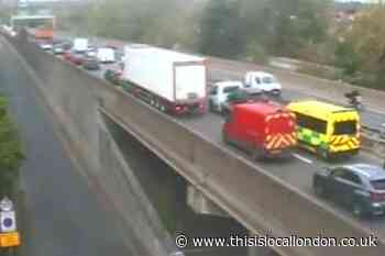 A2 Westhorne Avenue Eltham crash: Two people injured