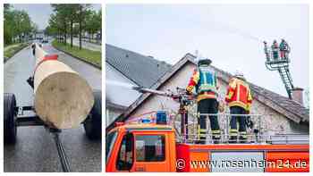 „Unsportlicher“ Coup! – Diebe stehlen Maibaum während Feuerwehr-Großeinsatz im Ort
