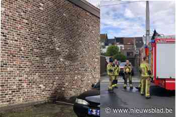 Brandweer rukt uit voor afvalbrandje