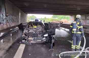 FW-DO: Brennender PKW auf der Autobahn