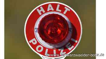 Kontrolle in Oberreichenbach: Polizei hält 141 Fahrzeuge an