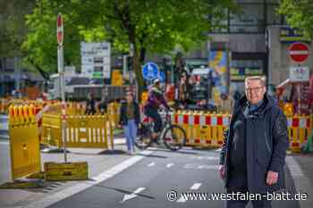 Ein Kompass im Bielefelder Baustellenwald
