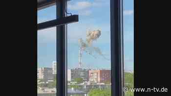 "Probleme mit dem Empfang": Fernsehturm von Charkiw nach Angriff zerstört