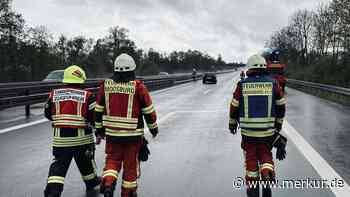 Auf der A 92 und im Stadtgebiet: Feuerwehr Moosburg meistert parallel zwei Einsätze