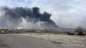 3 fire departments, volunteers keep weekend fire from spreading to homes near Regina Beach