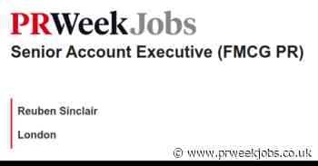 Reuben Sinclair: Senior Account Executive (FMCG PR)