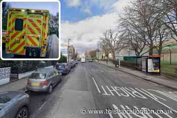 Hornsey Road car crash: Cyclist rushed to hospital