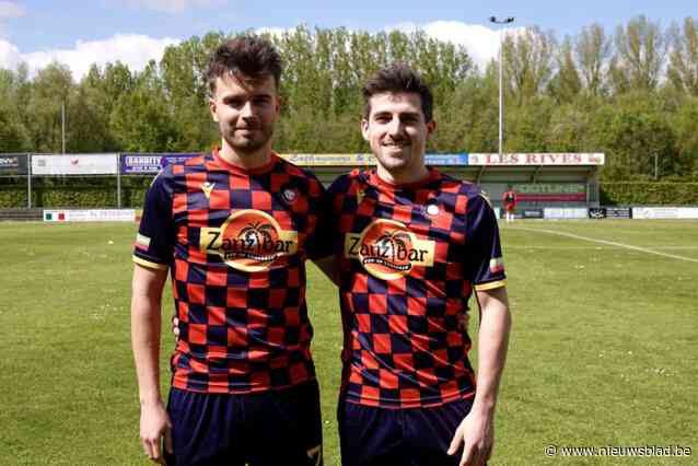 “Op stage aan de zee was Jonas plots vermist. Wij overal zoeken, vonden we hem terug over het wc-muurtje”: clubiconen Jonas Perrault en Robbe Vandevoorde nemen afscheid van Wolvertem Merchtem