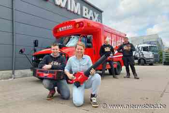 Gratis te gebruiken: autobus bomvol boormachines en werkmateriaal van topmerk