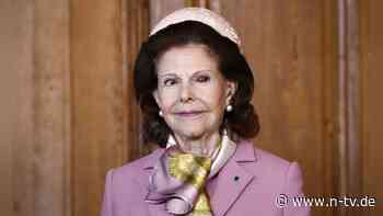 Bei Empfang in Stockholm: Was ist mit Königin Silvias Auge passiert?