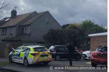 Police tape near Elm Park Dental Surgery after 'sex assault'