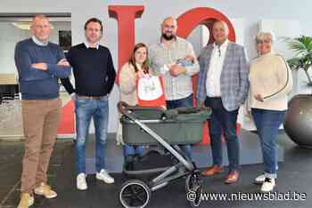 Pasgeboren Jenna-Lou is 40.000ste inwoner van Waregem
