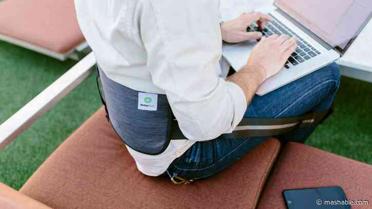 Sit up straight and comfortably with this $39.97 back support