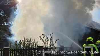 Feuerwehr Nord-Elm bekämpft Brand in Süpplingen