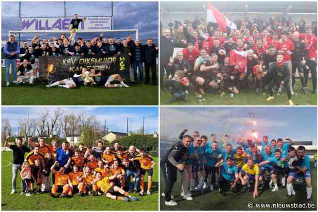 OVERZICHT. Alles wat u moet weten vlak voor de slotspeeldag in het provinciale voetbal