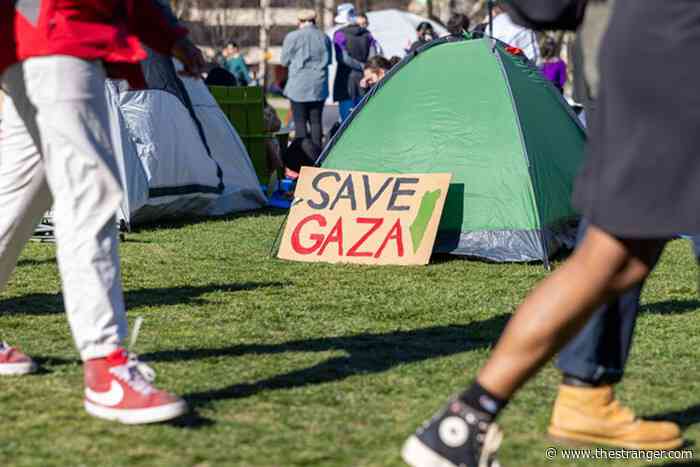 Slog AM: Former Yakima Cop Suspected in Double Homicide, College Students Across the Country Protest Israel, Sydney Sweeney Acknowledges Having Great Tits